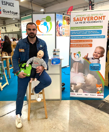 Le fondateur, sapeur-pompier professionnel